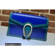 Gucci Dionysus Small Shoulder Bag 400249 Leather Blue/Turquoise 2021