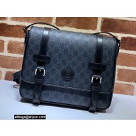 Gucci Messenger bag with Interlocking G 658542 Black 2021