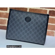 Gucci Beauty case bag with Interlocking G 672956 Black 2021