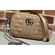Gucci Aria Collection GG Marmont Mini Shoulder Bag ‎634936 Rose Beige 2021