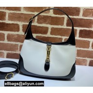 Gucci Jackie 1961 Small Hobo Bag 636706 Leather White/Black 2021