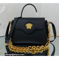 Versace La Medusa Medium Handbag Black/Gold 2021