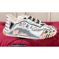 Dolce & Gabbana NS1 Slip On Sneakers In Mixed Materials 42 2022