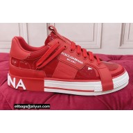 Dolce & Gabbana Calfskin 2.Zero Custom Low-top Sneakers with Contrasting Details 08 2022