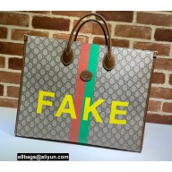 Gucci GG Fake Not Tote Bag 630353