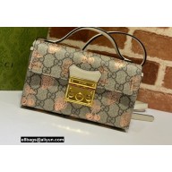 Gucci Padlock Berry Print Mini Bag 652683 GG Canvas 2021