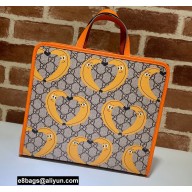 Gucci Children's GG Nina Dzyvulska Print Tote Bag 605614