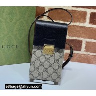 Gucci Padlock Mini Phone Bag 658229 Black 2021