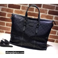 Gucci Nylon Guccissima light duffle bag 387068 Black 2021
