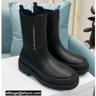 Dior Calfskin Trial Ankle Boots Black 2021