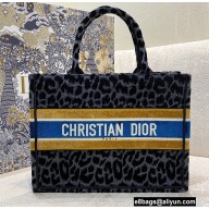 Dior Small Book Tote Bag in Multicolor Mizza Embroidery Gray 2021