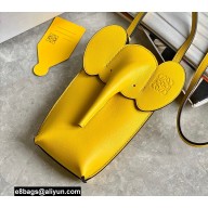 Loewe Elephant Pocket Bag in Classic Calfskin Yellow
