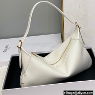 Celine Medium Romy Bag White in Supple Calfskin