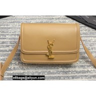 Saint Laurent Solferino Medium Satchel Bag In Box Leather 634305 Apricot