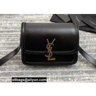 Saint Laurent Solferino Small Satchel Bag In Box Leather 634306 Black