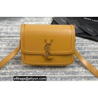 Saint Laurent Solferino Small Satchel Bag In Box Leather 634306 Yellow 01
