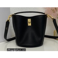 Celine Teen Bucket 16 Bag in Calfskin Black