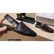 Givenchy Heel 3cm G Chain Slingback Flat Mules Black 01 2021