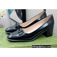 Gucci Heel 6cm Vintage Black G Pumps 2022