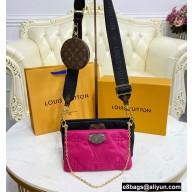 Louis Vuitton Maxi Multi Pochette Accessoires Bag Econyl M58980 Black/Fuchsia 2021