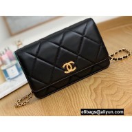 Chanel Wallet on Chain WOC Bag AP2236 Black 2022