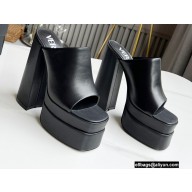 Versace Heel 15.5cm Platform 6cm Mules Black 2022
