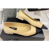 Chanel Heel 2.5cm Ballerinas Beige Spring 2022