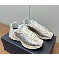 Chanel suede Calfskin Sneakers gold 2024 