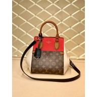 louis vuitton Monogram canvas Fold Tote PM m45388 white