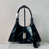 PRADA BLACK MEDIUM leather tote bag 1BG563 2025