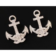 Chanel Anchor Earrings A58444 Silver 2018