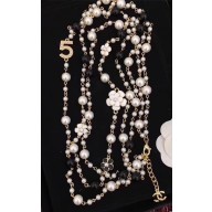 Chanel Necklace Black/White 34 2018