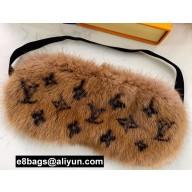 Louis Vuitton Sleeping Mask Brown 2022
