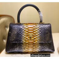 Chanel Python Coco Handle Small Flap Bag with Top Handle 16