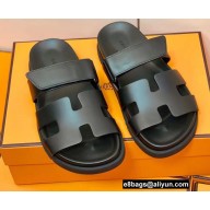 Hermes Original Calfskin Chypre Sandals 06