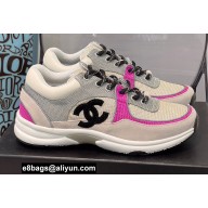 Chanel CC Logo Suede Calfskin Sneakers 04 2022