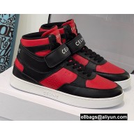Celine High Sneakers Ct-03 With Velcro In Calfskin Black/Red 2022