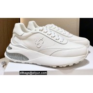 Jimmy Choo MEMPHIS LACE UP/F Trainers Sneakers White 2022