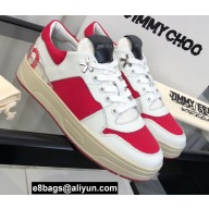 Jimmy Choo JC / ERIC HAZE FLORENT/F Trainers Sneakers White/Red 2022