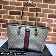 Gucci x Balenciaga The Hacker Project Medium Tote Bag 680125 GG Canvas Beige 2022