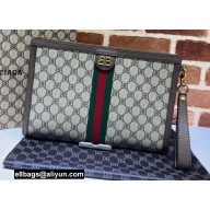 Gucci x Balenciaga The Hacker Project Pouch Bag 680382 GG Canvas Beige 2022
