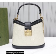 Gucci Small GG Shoulder Bag 675788 White 2022