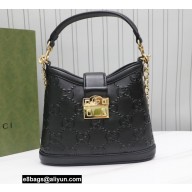 Gucci Small GG Shoulder Bag 675788 Black 2022