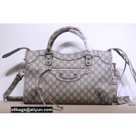 Gucci x Balenciaga The Hacker Project Medium Neo Classic Bag 681695 GG Beige 2022