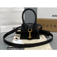 Jacquemus Le Chiquito Montagne Mini sac en cuir Bag Leather Black