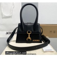 Jacquemus Le Chiquito Montagne moyen Petit sac en cuir Bag Leather Black