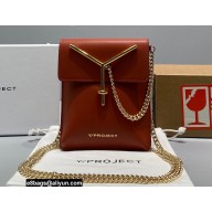 Y/project Mini Y Pochette Pouch Bag Orange