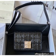 Givenchy Small 4G Bag in Box Leather Embossed Black