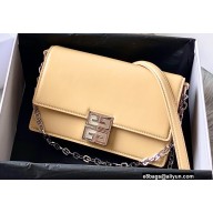 Givenchy Medium 4G Bag in Box Leather with Chain Light Yellow