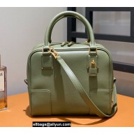 Loewe Amazona 19 square bag in nappa calfskin Green